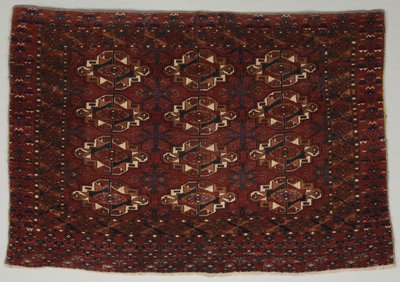 Turkmenische Taschenfront, 1800er Jahre von Unbekannt