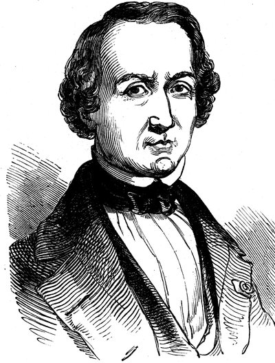 UJJ Leverrier, französischer Astronom, der 1846 die Position des Planeten Neptun berechnete, 1847 von Unbekannt