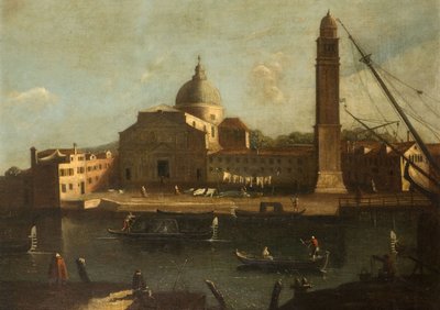 Blick auf Venedig - Die Kirche Il Redentore, 1700-1800 von Unbekannt