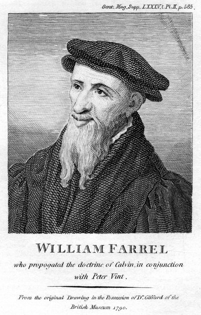 William Farel, französischer Evangelist des 16. Jahrhunderts von Unbekannt