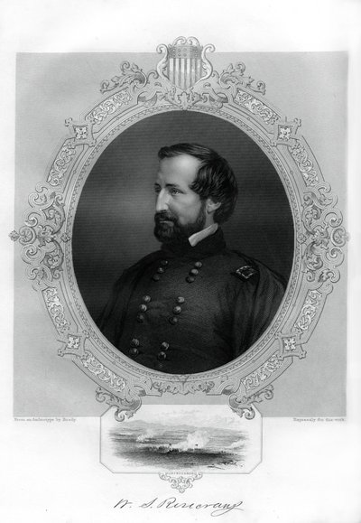 William Rosecrans, Unionsgeneral während des Amerikanischen Bürgerkriegs, 1862-1867 von Unbekannt