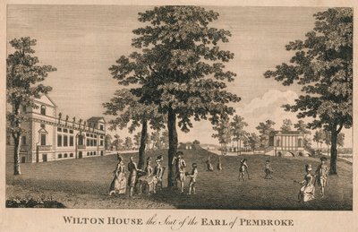 Wilton House, Sitz des Earl of Pembroke, 1779 von Unbekannt