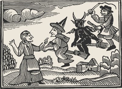 Hexen, aus The Invisible World von Cotton Mather von Unbekannt