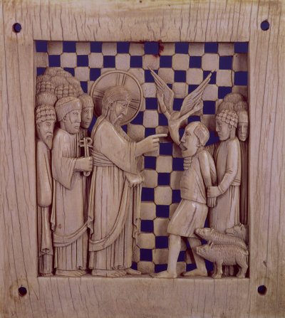 Jesus vertreibt den unreinen Geist, Relief, 10. Jahrhundert von Unbekannt Unbekannt