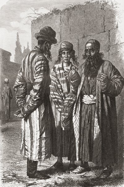 Juden von Taschkent, Hauptstadt von Usbekistan, Illustration aus 
