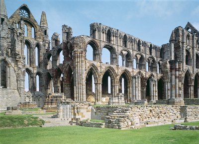 Ansicht von Whitby Abbey, North Yorkshire von Unbekannt Unbekannt