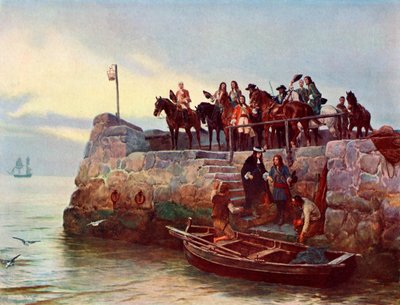 Eine verlorene Sache: Die Flucht von James II von Unbekannter Künstler