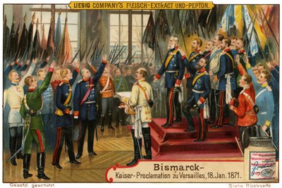 Bismarck in Versailles von Unbekannt