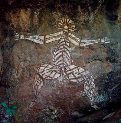 Höhlenmalerei, Arnhem Land, Nordterritorium, Australien von Benjamin Baud
