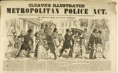 Cleave’s Illustrierter Metropolitan Police Act von Unbekannter Künstler
