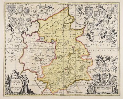 Comitatis Cantabrigiensis vernacule Cambridge Shire von Unbekannter Künstler