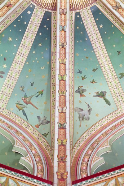 Detail der Decke, Castell Coch, Südwales von Unbekannt