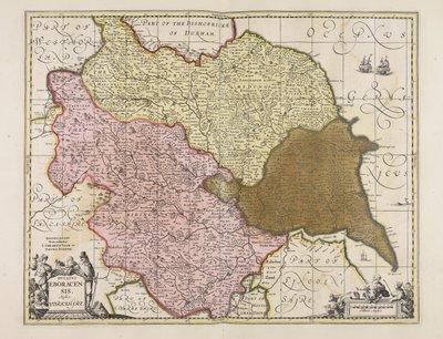 Ducatus Eboracensis englisch Yorkshire von Unbekannter Künstler