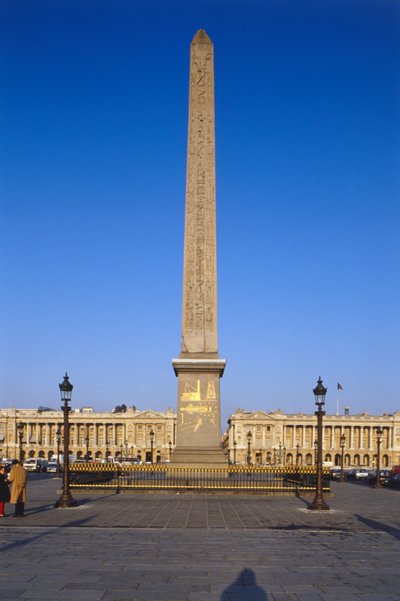 Obelisk von Luxor am Place de la Concorde, Paris von Unbekannt