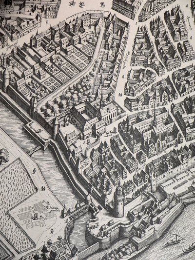 Frankfurt Karmeliterkloster 1628 von Unbekannter Künstler