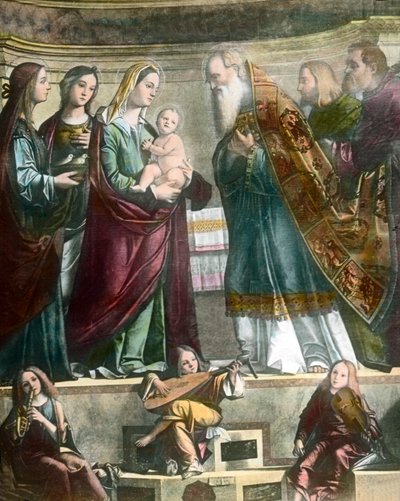 Goethe reist nach Venedig, hier das Gemälde der Heiligen Maria, die Jesus im Tempel zeigt, von Carpaccio von Unbekannter Künstler