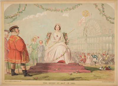 Die Maikönigin im Jahr 1851 von Unbekannter Künstler