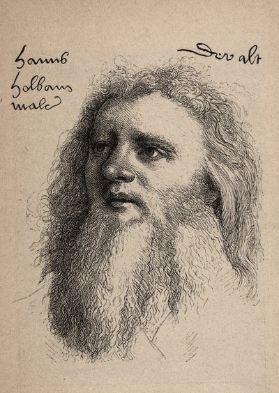 Hans Holbein der Ältere 1460-1524 - Selbstporträt von Unbekannt