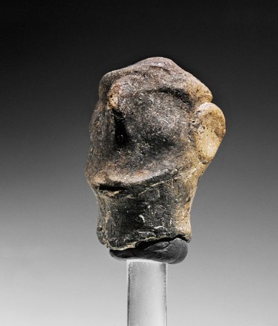 Kopf einer männlichen Figur von Unbekannter Künstler