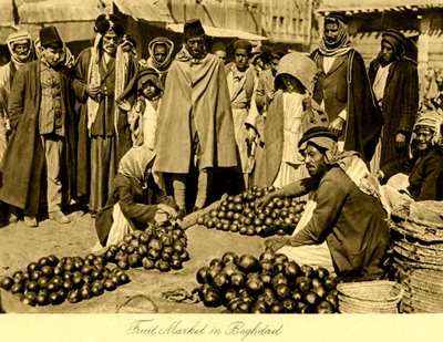 Irak - Obstmarkt in Bagdad von Unbekannter Künstler