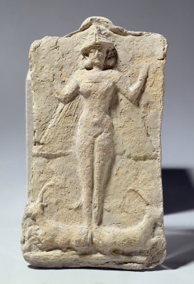 Krug dekoriert mit symbolischen Motiven um die Göttin Ishtar, Babylonisch, ca. 1700 v. Chr. von Unbekannt