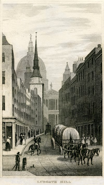 Ludgate Hill von Unbekannt