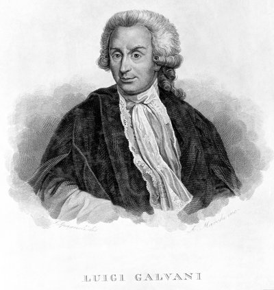 Luigi Galvani, italienischer Physiologe, ca. 1770er von Unbekannt