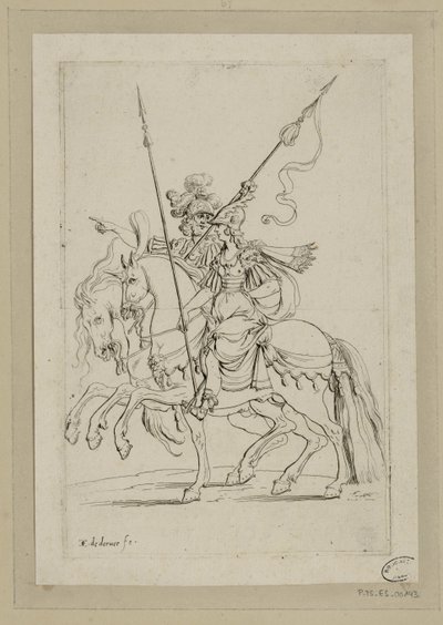 Mars und Minerva von Unbekannter Künstler