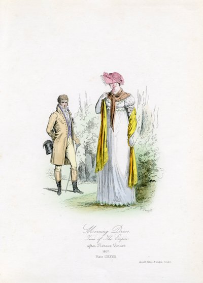 Morgenkleid zur Zeit des Empire von Unbekannter Künstler
