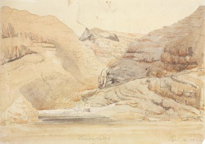 Felsformationen im Lemon Valley, St. Helena, Südatlantik von Unbekannter Künstler