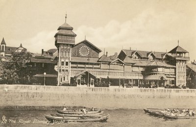 Royal Bombay Yacht Club RBYC, Bombay, ca. 1900 (Foto) von Unbekannter Künstler