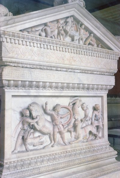 Sarkophag von Alexander dem Großen (356-323 v. Chr.) von Unbekannt