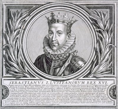 Sebastian von Portugal (Lithografie) von Unbekannt