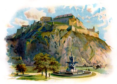 Castle Rock, Edinburgh von Unbekannter Künstler