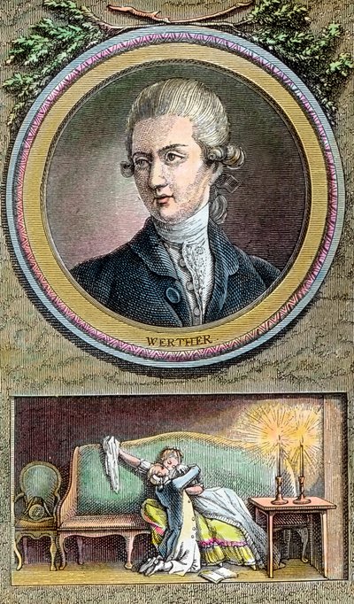 Die Leiden des jungen Werther von Unbekannter Künstler