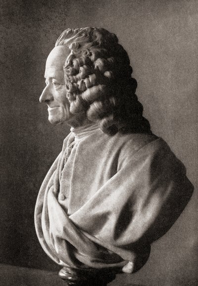 Voltaire, aus The Story of Philosophy, veröffentlicht 1926 von Unbekannt