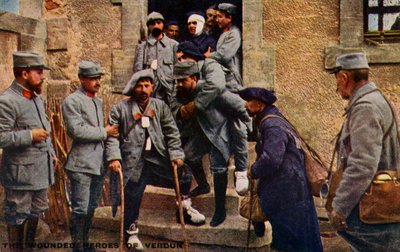Erster Weltkrieg: Französische Armee in der Schlacht von Verdun von Unbekannter Künstler