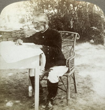 General Nogi im japanischen Hauptquartier, Port Arthur, Mandschurei, ca. 1904-1905 von Underwood and Underwood