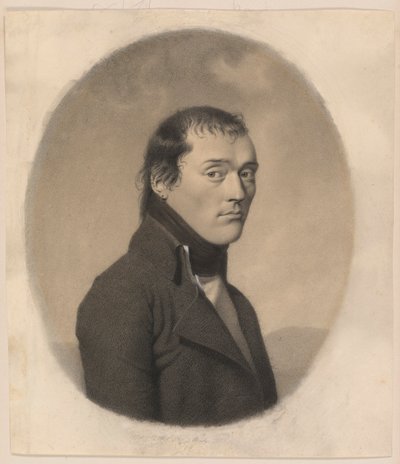 Büste eines jungen Mannes im Profil mit Ohrring von Unknown