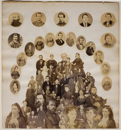 Bürgerkrieg Collage von Unknown