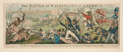 Die Schlacht von Washington in Amerika von Unknown