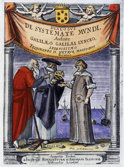 Aristoteles, Ptolemäus und Nikolaus Kopernikus von Unknown artist