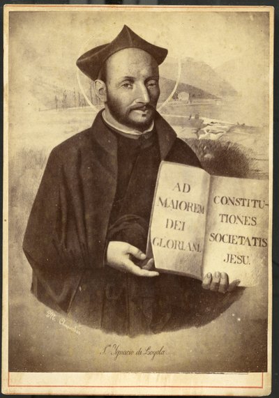 Azpeitia: Porträt von Ignatius von Loyola, Gründer der Gesellschaft Jesu und der Jesuiten von Unknown artist