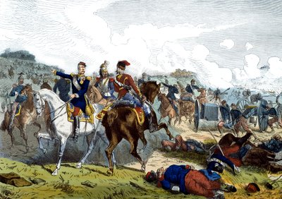 Schlacht von Reichshoffen oder Wörth, 6. August von Unknown artist