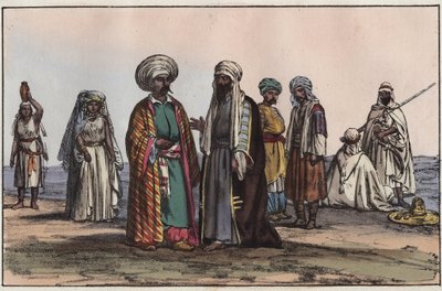 Beduinen - Gravur aus „Usi e Costumi di Tutti i Popoli dell
