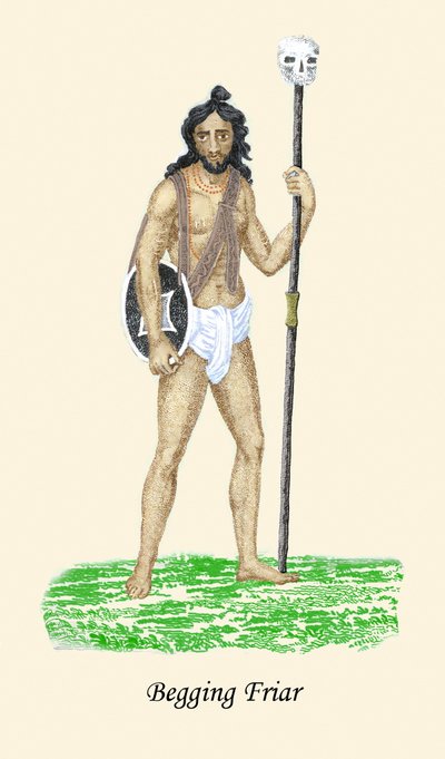 Bettelnder Mönch von Unknown Artist