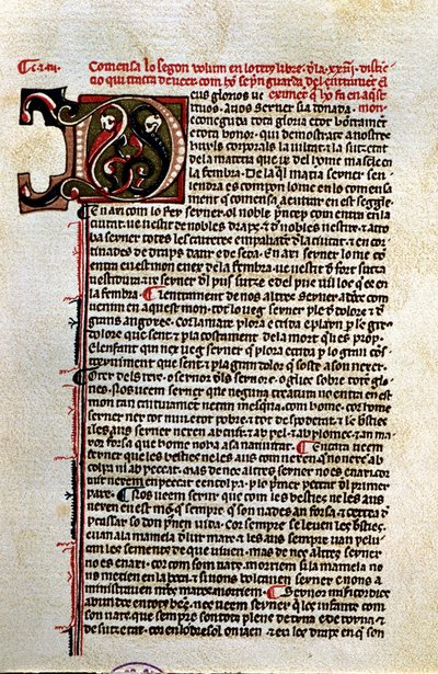 "Buch der Betrachtung über Gott" (Manuskript) von Unknown Artist