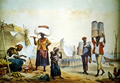 Brasilien, Straßenverkäufer von Kohle und Erz von Unknown artist