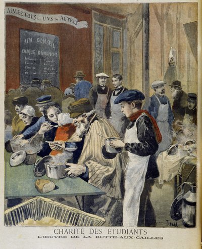 Charité des Étudiants, das Werk von Butte aux Cailles von Unknown artist