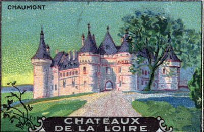 Schlösser der Loire: Chaumont-sur-Loire, Loir-et-Cher, Centre, Frankreich, Anfang 20. Jahrhundert von Unknown Artist